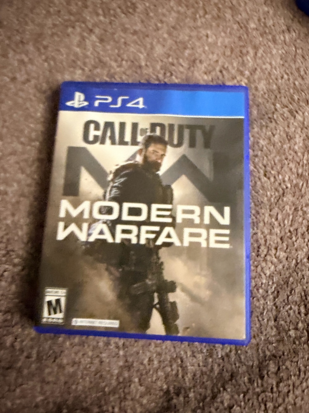 Call of Duty: Modern Warfare PS4 - Black, Blue Cover
